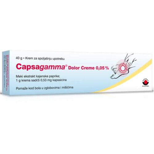 WorwagPharma Krema CAPSAGAMMA DOLOR 0.05%, 40g Slike