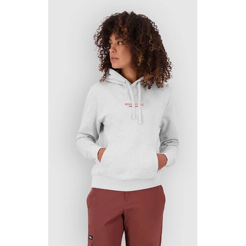 Mons Royale Inversion Merino Hoodie light grey heather Slike
