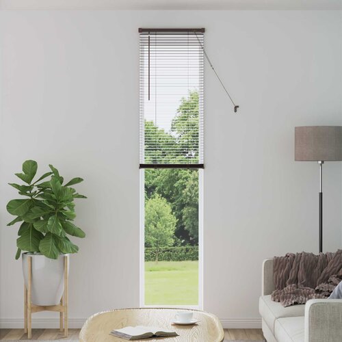  Venecijanska roleta Tamno smeđa s uzorkom 213 x 50 cm 25 mm PVC Cene