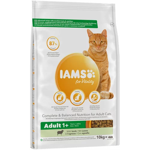 IAMS for Vitality Adult z jagnjetino - Varčno pakiranje: 2 x 10 kg