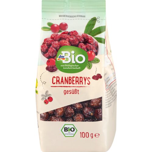 dmBio Kandirana brusnica 100 g Slike