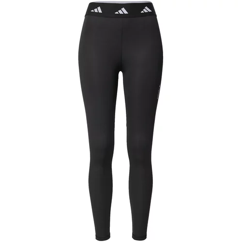 Adidas Sportske hlače crna / bijela