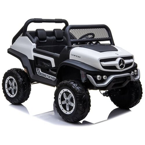 Mercedes Unimog - automobil na akumulator, bijeli 4x4 Slike