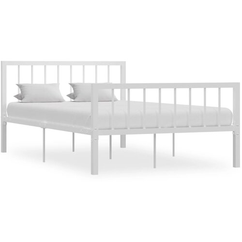 Furnova Posteljni okvir bel kovinski 120x200 cm, (21931546) Slike