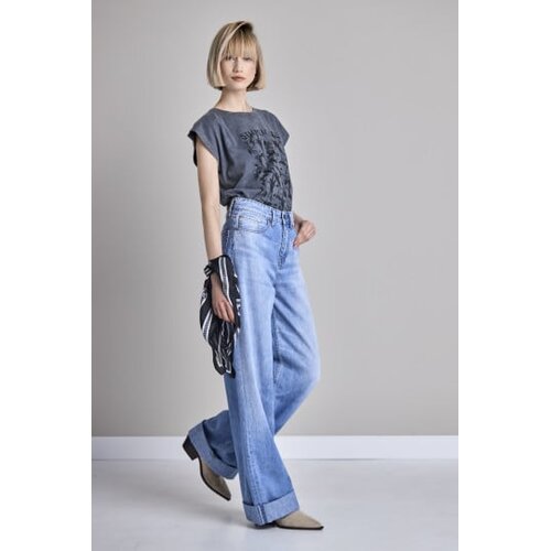 Legendww zenske wide fit farmerke sirokih nogavica - model 255 Cene
