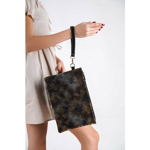 Capone Outfitters Clutch - Black - Tie-dye print Cene
