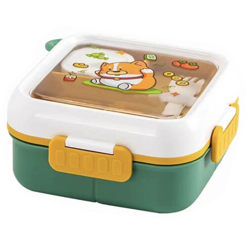 Brandani Otro&scaron;ka posoda za hrano Lunch Box Medvedek 18x18xh9cm / plastika, (5000199062) Cene