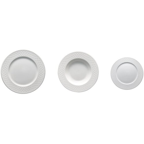 Brandani 18-delni komplet porcelanastih krožnikov Burlesque Slike