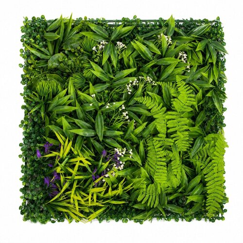  PVC ve&amp;scaron;tačka živa ograda 50 &amp;times; 50 cm &amp;ndash; Dekorativni zeleni panel Slike
