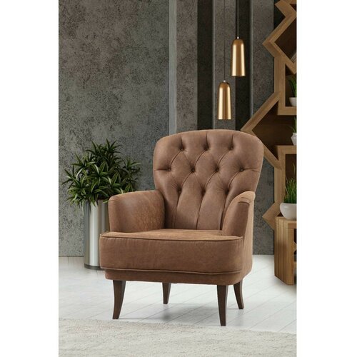 Atelier Del Sofa Redart - Brown Brown Wing Chair Cene