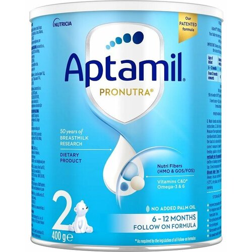 Nutricia dohrana za bebe Aptamil 2 400g POF Cene