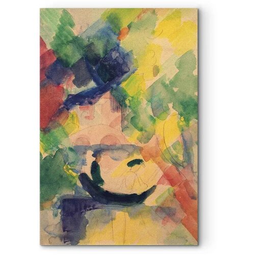  Slika - August Macke &amp;ndash; Couple in the Boat 20x30 Premium Print Slike