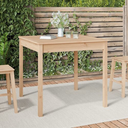 VidaXL Vrtni stol 82 5 x 82 5 x 76 cm od masivne borovine Slike