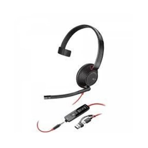 HP Blackwire 5210 Monaural USB-C Headset +3.5mm Plug +USB-C /A Adapter Cijene