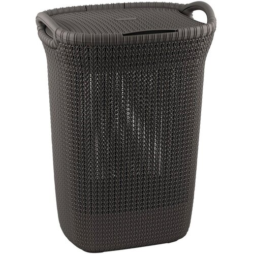 Curver smeđa ko&amp;scaron;ara za rublje Knit Tall Slike