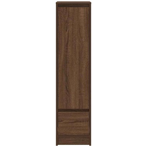 VidaXL Visoka omara rjavi hrast 29,5x34x119,5 cm inženirski les Slike