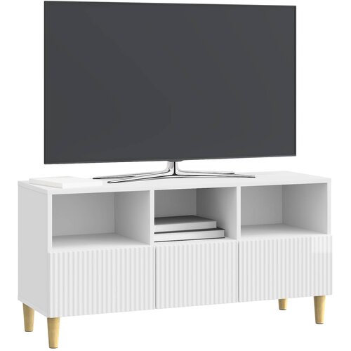  ormar 102 x 34,5 x 50 cm Bijela visokog sjaja Slike