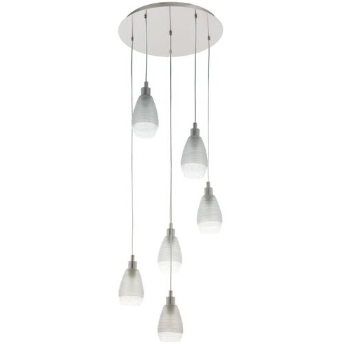 Eglo Viseća lampa SIRACUSA 6xE27 &Oslash;500 nikl/satin 39502 Cene