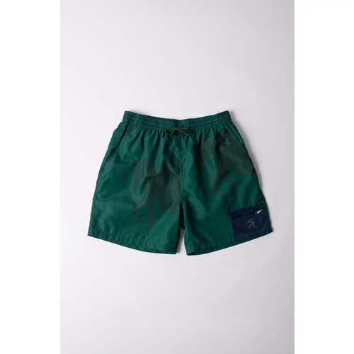 by Parra Kratke hlače Short Horse Shorts boja: zelena, s uzorkom, 51235