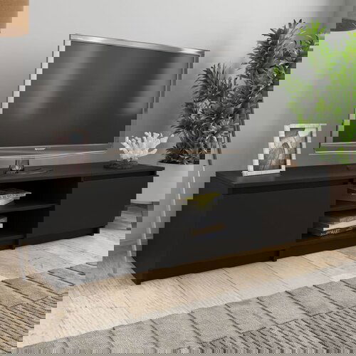 vidaXL TV ormarić od iverice crni 140 x 40 x 35,5 cm Cijene