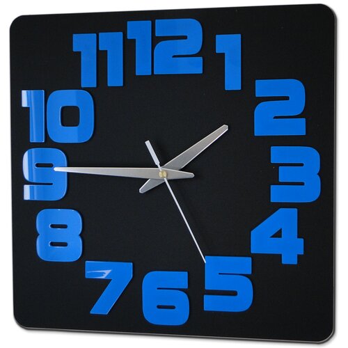  Zidni satovi LOGIC BLACK-BLUE HMCNH047-blackblue (moderni) Cijene