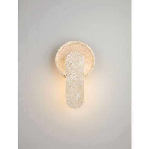 Nova Luce Bež LED zidna lampa od kamenine Mavis &amp;ndash; Slike
