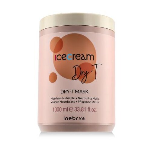 Inebrya Ice Cream Dry-T Dry-T Mask hidratantna maska za suhu i lomljivu kosu 1000 ml Cijene