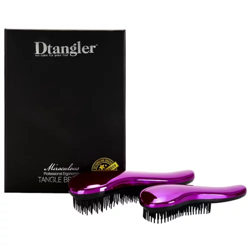 Dtangler Miraculous set Purple (za jednostavno raščešljavanje kose)