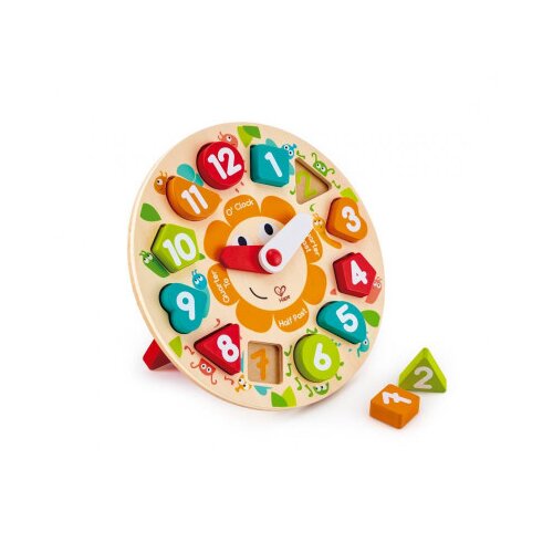 Hape lesena sestavljanka Ura z zabavnimi žužki Cene