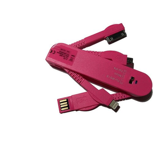 USB punjač univerzalni za mobilne pink Cene