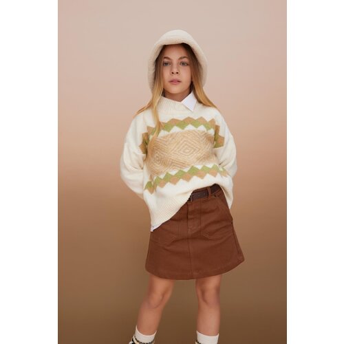 Defacto Girls Regular Fit Half Turtleneck Sweater Slike