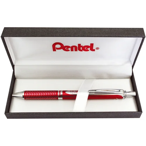 Pentel gel roler EnerGel Sterling BL407, rdeč, (21655737)