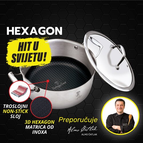 Berlinger Haus Hexagon Non-stick lonac s poklopcem Cijene