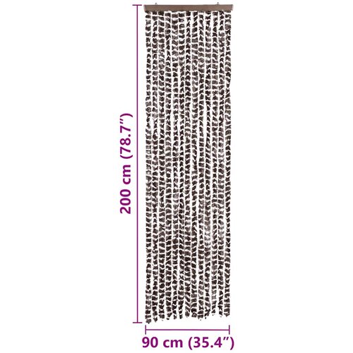  Zastor protiv muha bež i smeđa 56 x 200 cm od &amp;scaron;enila Slike