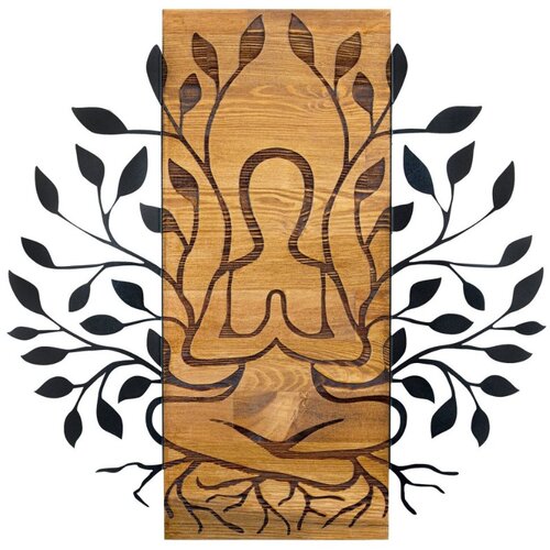 WALLXPERT zidna dekoracija Meditation, 58x57,5cm Cene