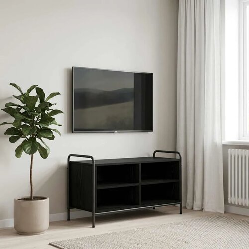  TV ormar 140 x 39 5 x 50 cm Crni hrast Konstruirano drvo - Crni hrast 80 x 39 5 x 50 cm Cijene