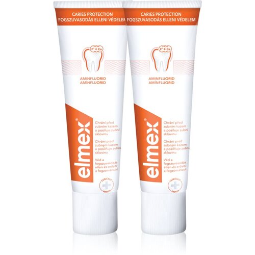 Elmex Caries Protection zobna pasta, ki ščiti pred kariesom s fluoridom 2x75 ml Cene