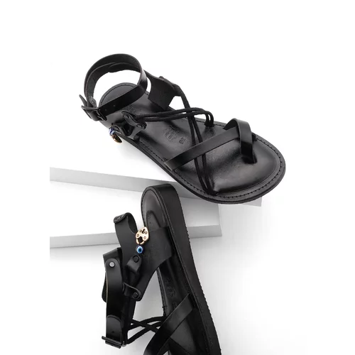 Marjin Sandals - Black - Flat