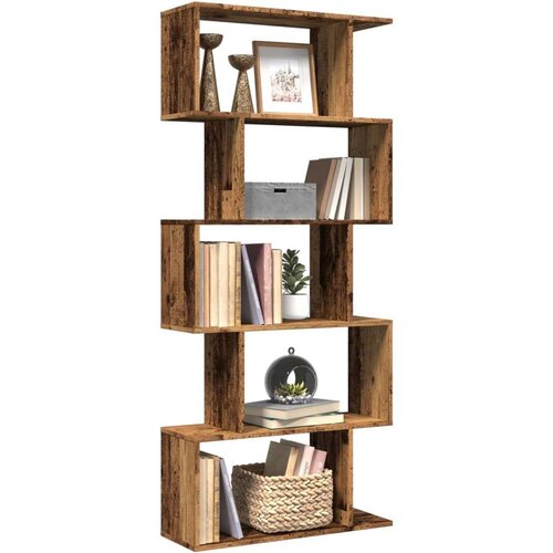 vidaXL Sobna pregrada / regal za knjige 5 razina 70x24x161 cm drveni Cijene
