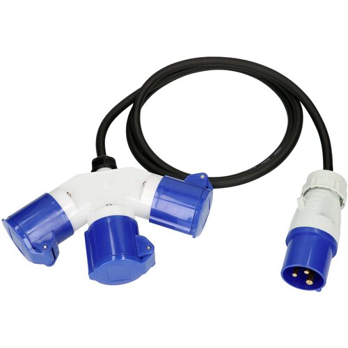 maxCamp 163897 tok podaljšek modra\, črna 1.5 m H07RN-F 3G 1\,5 mm² odporen na olje in abrazijo\, UV odporen\, kislinsko odporen, (20434434) Cene