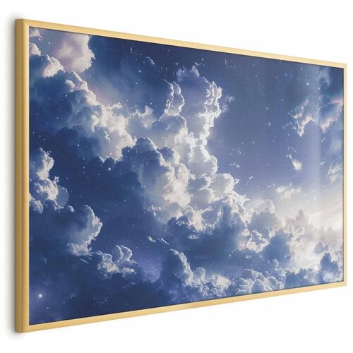  Plakat Starry Clouds and Soft Light Over a Corner of the Sky 90x60 Zlatni okvir Cijene