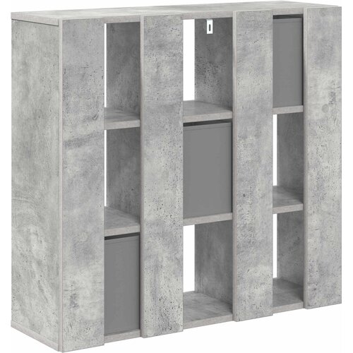  Kreveta s ladicama Betonski sivi 73,5 x 24 x 69,5 cm Slike