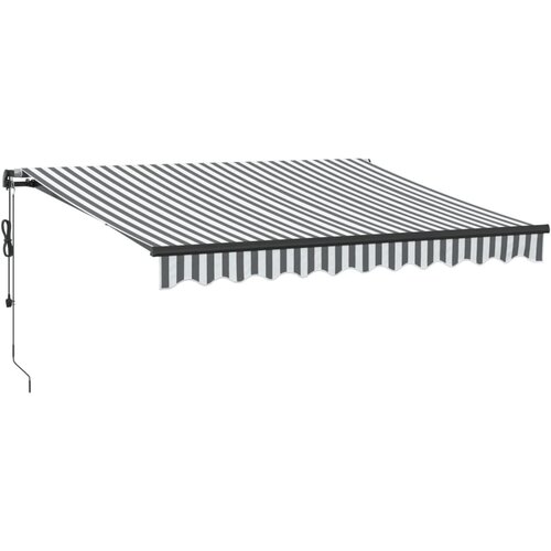 Maison Chic Avtomatsko zložljiva tenda - Senčniki antracit in bela 300x250 cm, (22038328) Slike