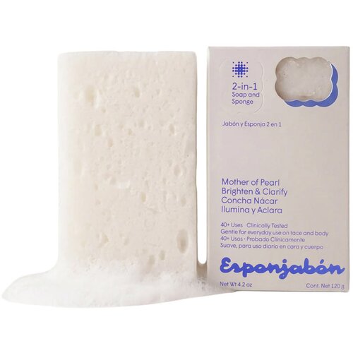 Esponjabon 2u1 sunđer i sapun sa bisernim prahom, 120g Cene