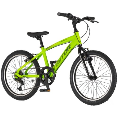 Visitor Bicikl junior 20 fox roll alu 20" tvrda alu 12" v-brake 6 brzina 132-155cm (xs) zeleni neon Cene