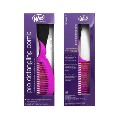Wet Brush Pro Detangling Comb glavnik za lase za lažje česanje las Purple 1 kos Cene