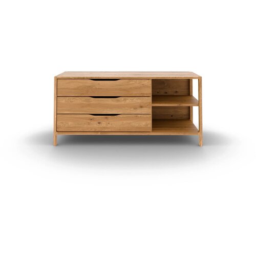 The Beds Niska komoda od punog hrasta u prirodnoj boji 140x64 cm Twig &amp;ndash; Slike