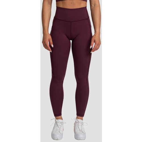 GymBeam Ženske tajice Mesh Panel Eggplant Cene