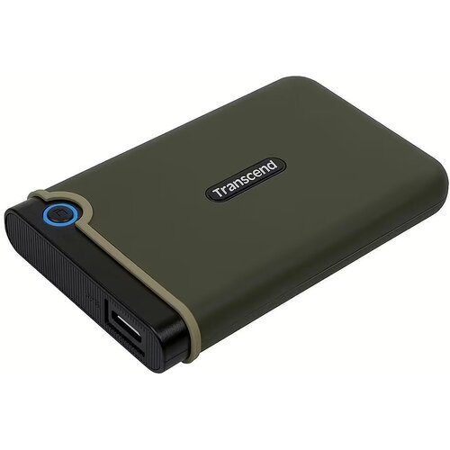 Transcend External HDD 1TB Slim form factor, M3G, USB 3.1, 2.5, Anti-shock system, Backup software, 185g, Military Green (Slim) TS1TSJ25M3G Cene
