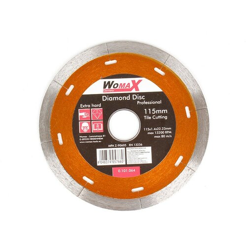 Womax rezna ploča dij. 115x1.4/1.0x22.23mm ravna Cene